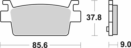 Disk pločice SBS za motocikle Kymco/ AK, AK ST