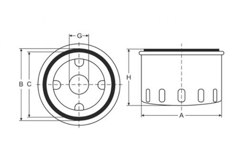 SCT FILTER ULJA 832