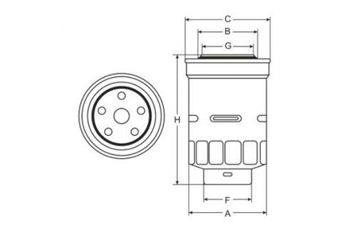 Filter goriva SCT