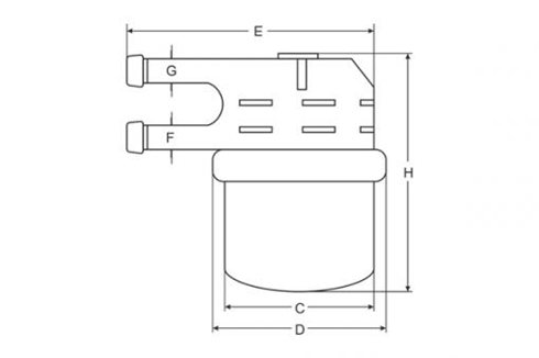 Filter goriva SCT za Mitsubishi i Suzuki