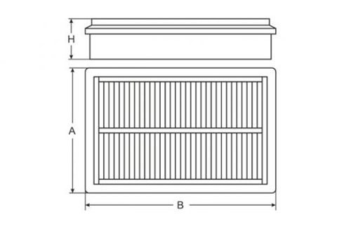 SCT FILTER VAZDUHA