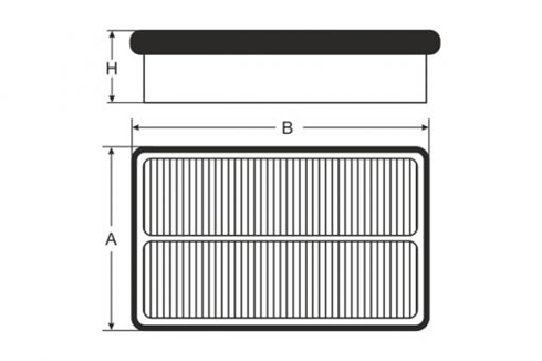 SCT FILTER VAZDUHA