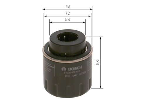 BOSCH FILTER ULJA