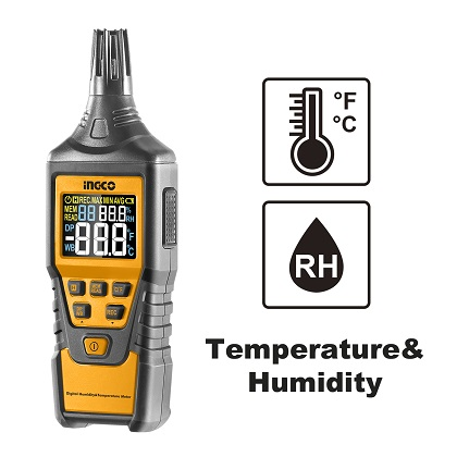 INGCO DIGITALNI MERAČ VLAGE I TEMPERATURE