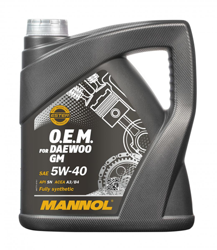 Mannol OEM DAEWOO, GM 5W40 4L