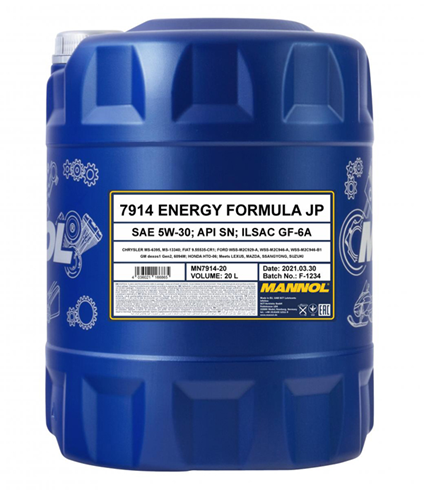 Mannol ENERGY FORMULA JP 5W30 208L