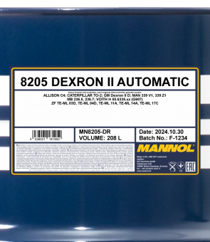 Ulje za automatske menjače Mannol ATF DEXRON II