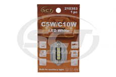 SCT SIJALICE 12v C5W/10W LED 20kom