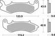 SBS disk pločice za motocikle KEEWAY Cityblade, Logic